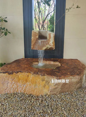 白坡凰景观石墙石头垒墙石皮墙天然石砌筑树池挡土石头定制别墅墙
