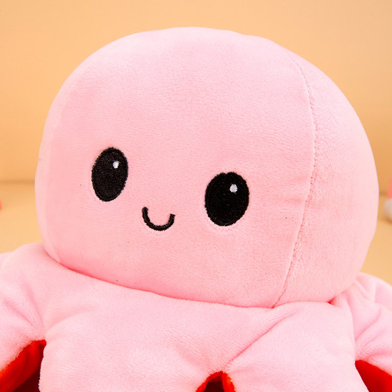 毛绒玩具玩偶抱枕生气双面八爪鱼翻面毛绒玩具娃娃公仔礼物女,淘宝优惠券,粉丝福利购,淘宝优惠卷