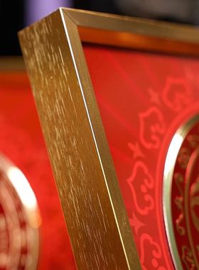 【秦师推荐】天官赐福摆台客厅店铺装饰画办公室桌面家居摆件高档