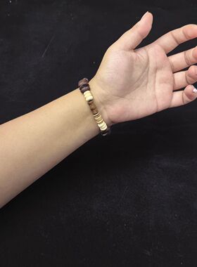 咖啡豆手串手工手链原创情侣男女成品ins风DIY礼物小众文创可爱