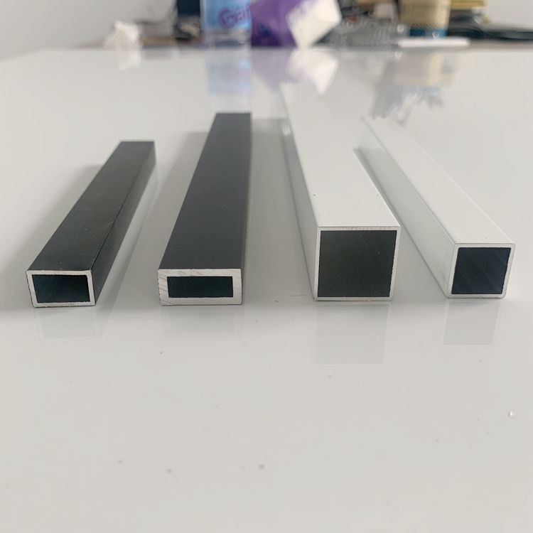 铝合金方管10x10 12x12 15x15 20x20x25黑色白色烤漆加厚小方管 - 图0