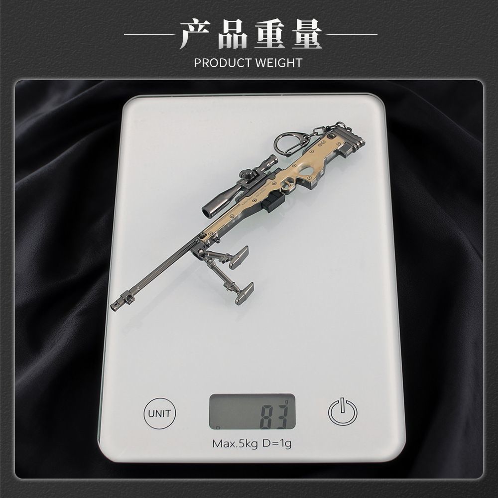 三角洲行动AWM狙击步枪金属武器模型合金可拆卸玩具手办摆件周边 - 图2