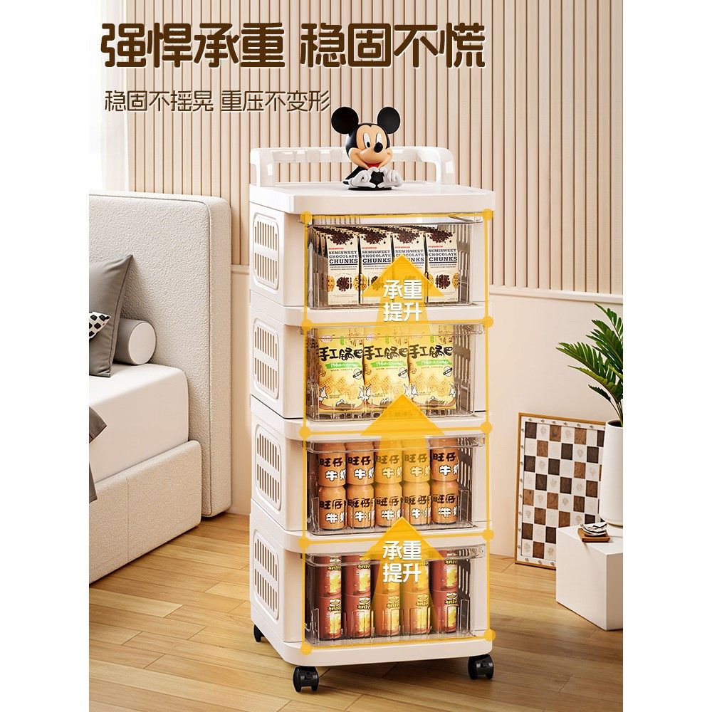 日本品质抽屉式收纳柜落地卧室床头柜推车置物架客厅玩具整理架,淘宝优惠券,粉丝福利购,淘宝优惠卷