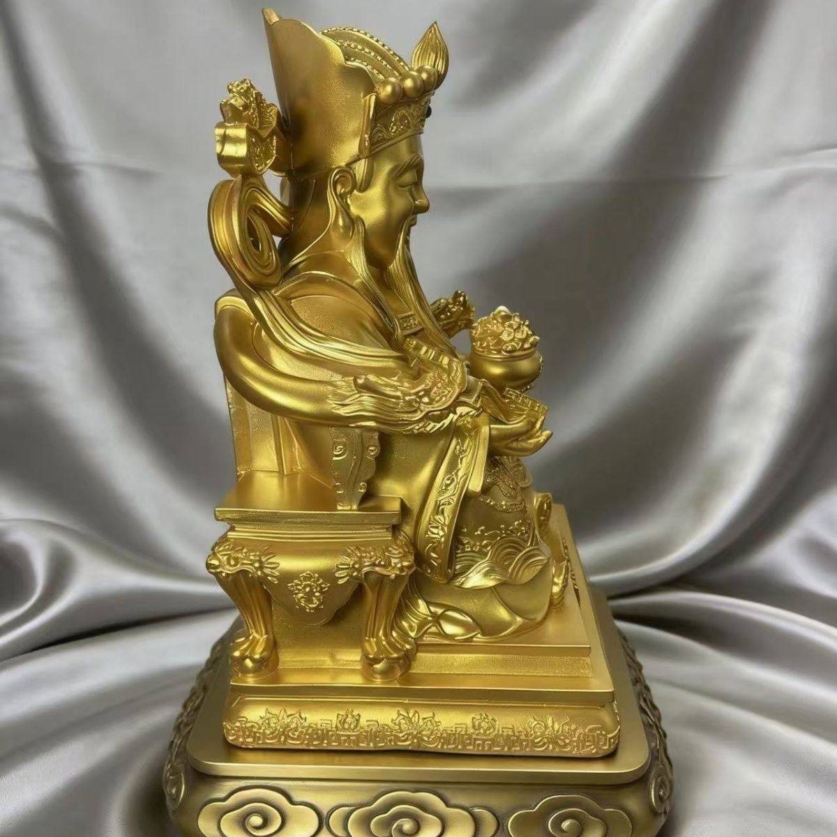 招财聚宝盆文财神爷摆件 客厅装饰柜台佛像店铺送礼公司开业礼品,淘宝优惠券,粉丝福利购,淘宝优惠卷