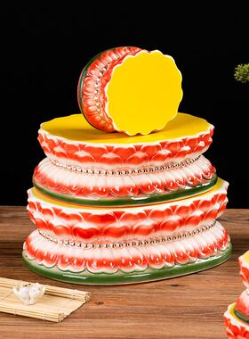 财神爷专用底座柜佛柜通用型增高垫坐垫供奉用品财神座圆形方形观