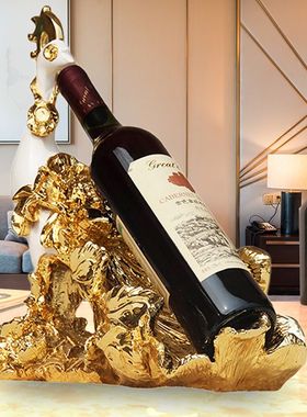 欧式轻奢创意孔雀红酒架摆件客厅餐厅酒柜装饰品乔迁新房闺蜜送礼