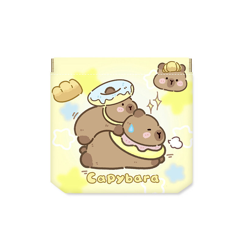 方形自动闭合紧口收纳包有线耳机数据线随身袋便携手机弹片保护套,淘宝优惠券,粉丝福利购,淘宝优惠卷