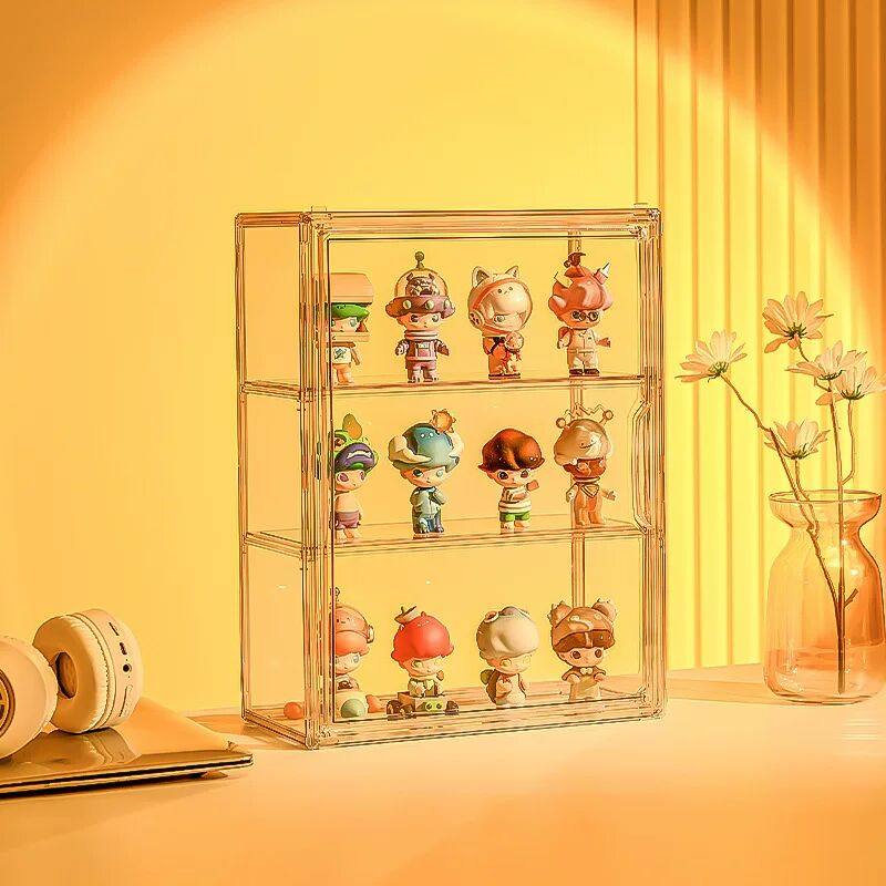 透明压克力杯架收纳盒桌面展示架分层杯子置物架防尘展示柜,淘宝优惠券,粉丝福利购,淘宝优惠卷