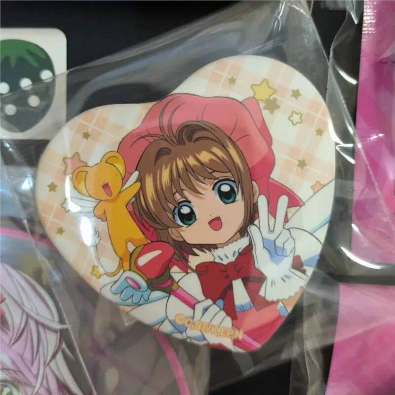 魔卡少女 原画周边吧唧徽章马口铁心形变小木之本动漫日谷底谷子,淘宝优惠券,粉丝福利购,淘宝优惠卷