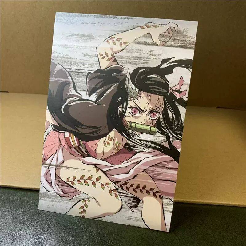 日谷鬼灭之刃刀匠村篇幕间原画明信片收藏礼物甘露寺蜜璃时透,淘宝优惠券,粉丝福利购,淘宝优惠卷