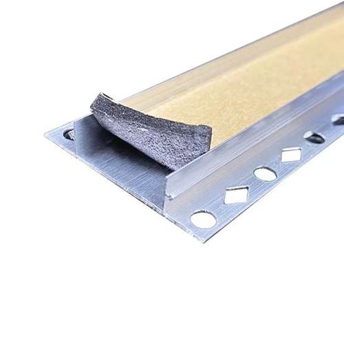 外墙铝合金凹槽条水包砂深槽线条防开裂分隔条带保护膜仿石漆铝条 - 图3