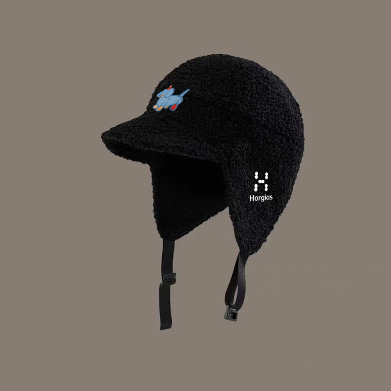 火柴棍山系雷锋帽护耳防寒保暖简约百搭时尚2025年冬季新款摇粒绒,淘宝优惠券,粉丝福利购,淘宝优惠卷