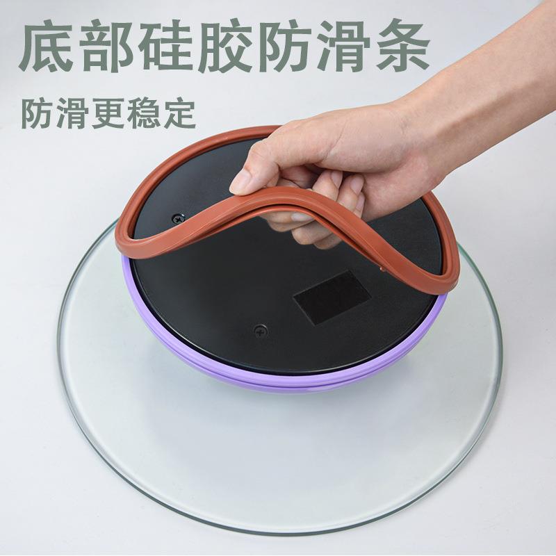 钢化玻璃蛋糕转盘裱花转台可旋转抹面裱花台家用商用烘焙工具 - 图2