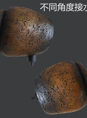 diy流水罐子陶罐水缸鱼池增氧花园庭院造景摆放鲜花建设景观空调