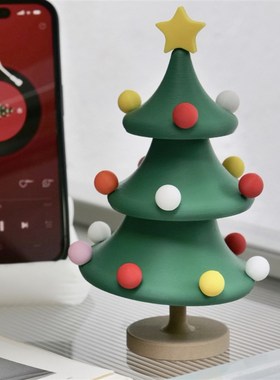 里面LM会跳舞的圣诞树圣诞礼物摆件可爱造型装饰品创意平安夜
