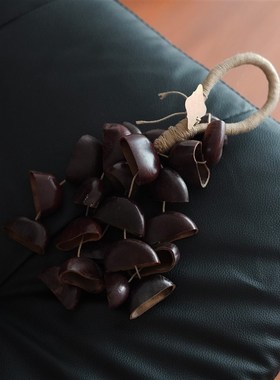 一枚橙 手作果实摇铃音r板房售楼部茶几果盘干果装饰压书饰品摆件