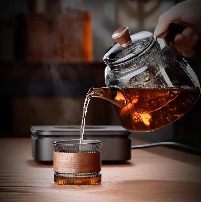 蒸煮茶壶玻璃耐高温新款煮茶器单壶围炉烧水壶大容量电陶炉用茶具,淘宝优惠券,粉丝福利购,淘宝优惠卷