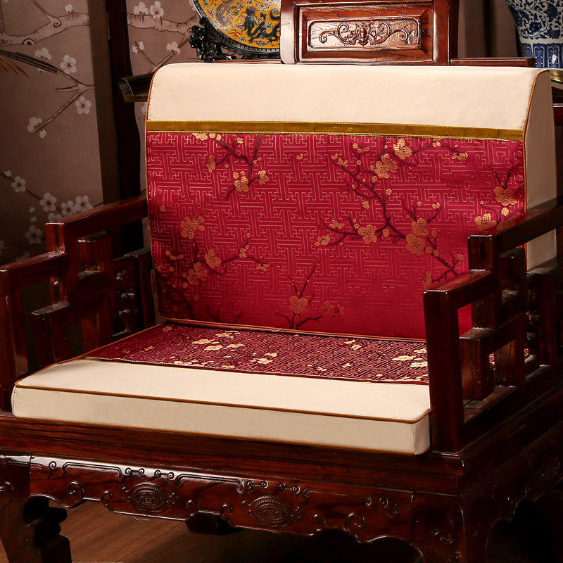 新中式靠背垫红木沙发坐垫轻奢客厅椅子垫靠包海绵靠垫大靠背定做,淘宝优惠券,粉丝福利购,淘宝优惠卷