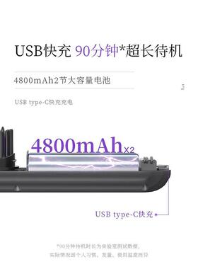 Lowrarouge罗拉无线直发梳负离子不伤发便携电梳子直板夹防静电