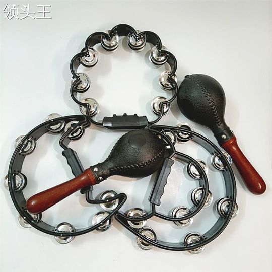 Hand bell, maracas, rattle, sand hammer, maracas, sand ball, sand bell, sprinkle bar KTV cheering props