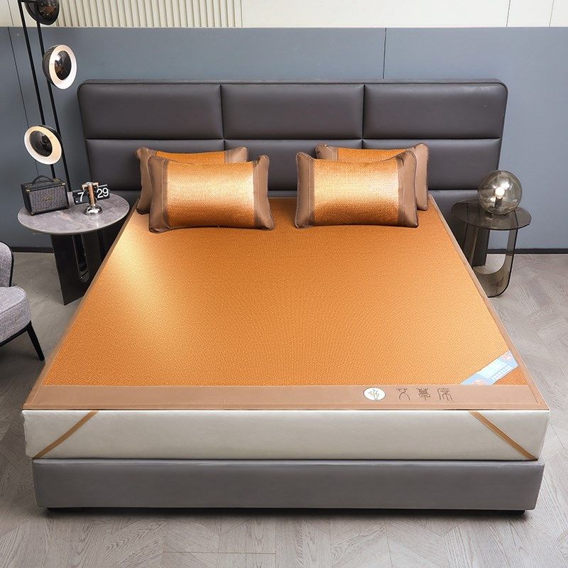 2024新款夏天艾草母婴级藤席凉席夏季天然纯藤儿童冰丝软席草席子,淘宝优惠券,粉丝福利购,淘宝优惠卷