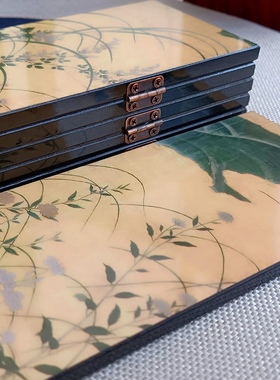 桌面小屏风日式复古创意特色送礼中式古典工艺品迷你装饰家居摆件