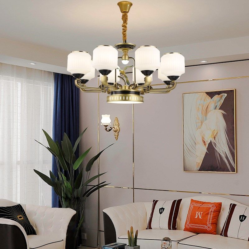 新中式吊灯复式楼别墅客厅餐厅卧室书房锌合金小鸟装饰中国风灯具,淘宝优惠券,粉丝福利购,淘宝优惠卷