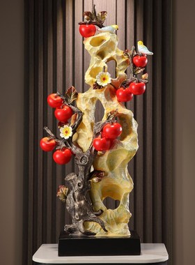 石来运转招财大型入户玄关壁龛摆件客厅电视柜装T饰品乔迁结婚礼