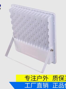 热销新款led泛光灯透镜投射户外广告牌广场建筑防水LED投光灯100W