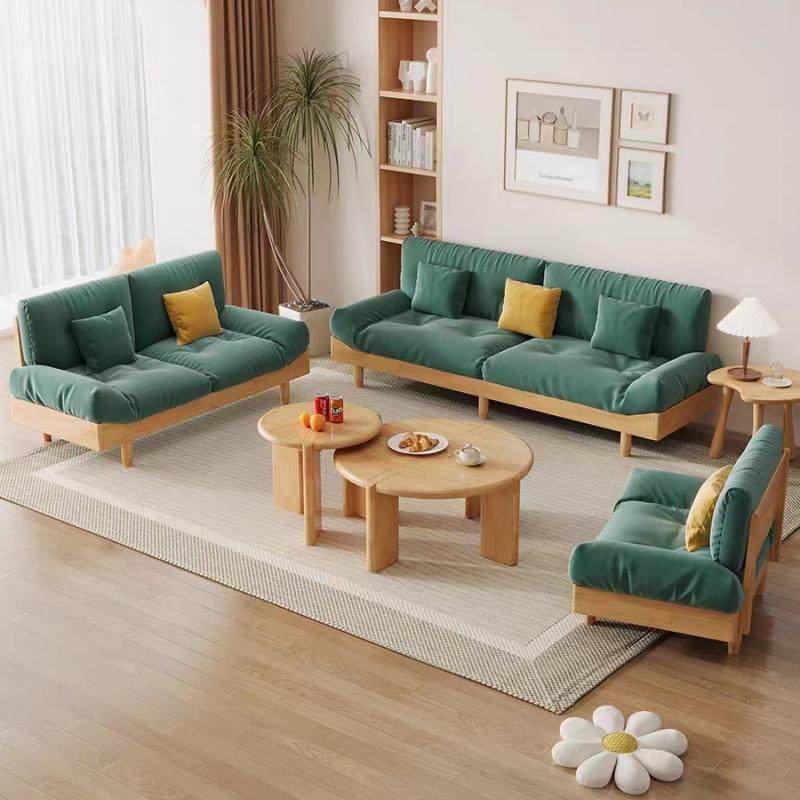 北欧实木云朵沙发加厚贵妃转角组合家用现代简约客厅布艺日式家具,淘宝优惠券,粉丝福利购,淘宝优惠卷