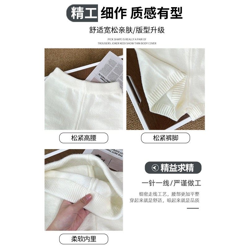 灰色针织短裤女外穿秋冬季新款高腰显瘦a字包臀裤小个子打底靴裤,淘宝优惠券,粉丝福利购,淘宝优惠卷