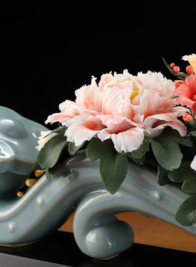 吉祥如意摆件玄关装饰中式客厅乔迁新居礼物送长辈领导老师