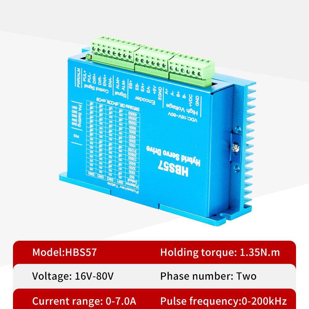 HBS57驱动器 57闭环步进电机驱动器16-80V直流脉冲闭环驱动器现货 - 图1