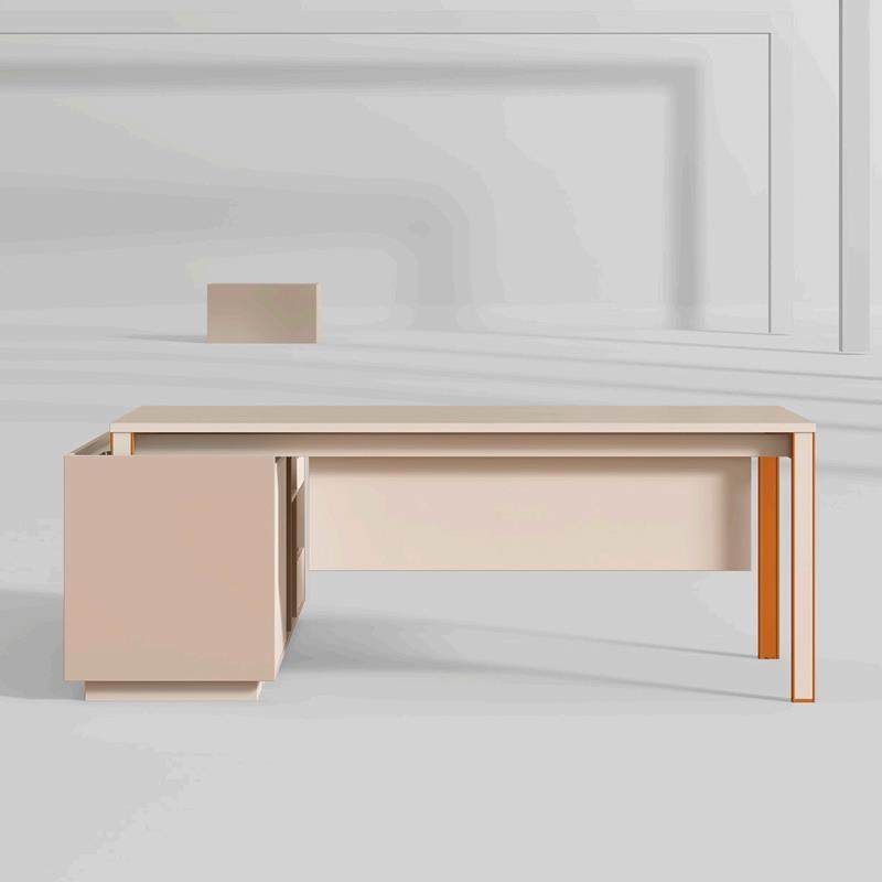 简约现代办公桌老板桌女经理办公桌椅组合班台时尚主管单人桌子,淘宝优惠券,粉丝福利购,淘宝优惠卷