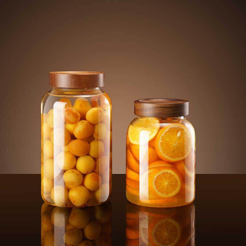 Japanese green plum and bayberry wine bottle, high borosilicate glass wine bottle, household sealed tank, special fruit wine bottle, wine bottle