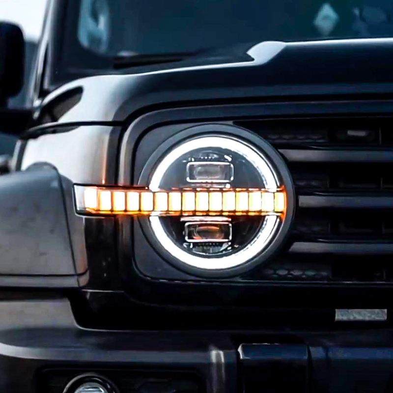 适用于坦克300烈马款大灯总成改装矩阵LED透镜大灯跑马日行灯流光,淘宝优惠券,粉丝福利购,淘宝优惠卷