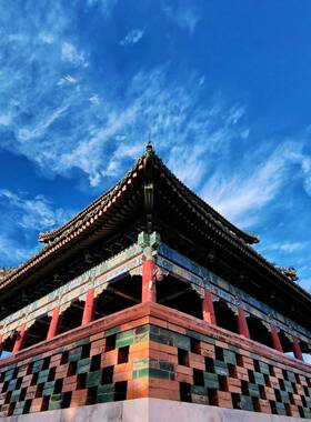 筑木万春亭古建筑拼装玩具榫卯积木中国卯榫建筑模型中式国产斗拱