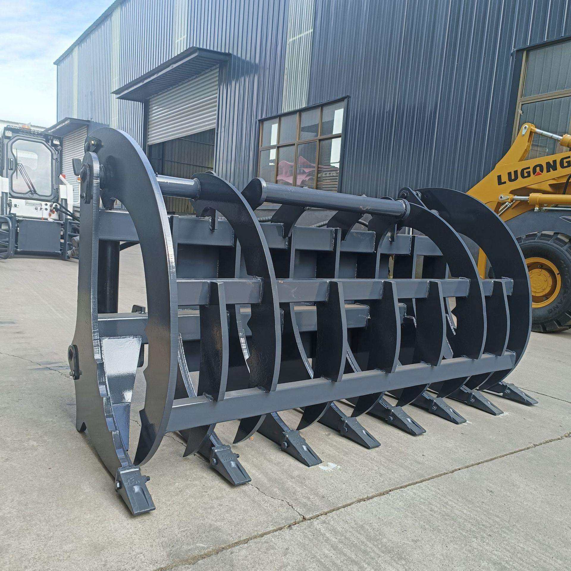 铲车改装夹草叉装载机干草叉抓草叉滑移机叉子抱叉三贤重工机械,淘宝优惠券,粉丝福利购,淘宝优惠卷