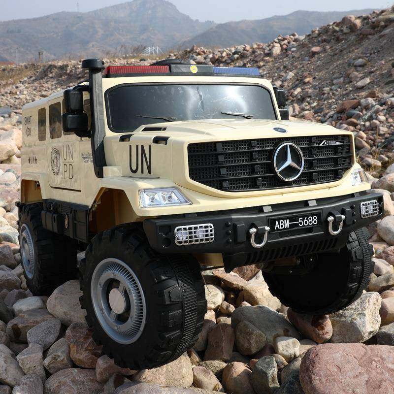 大G警车儿童电动四轮汽车小孩遥控玩具车可坐双人电瓶可充电奔驰,淘宝优惠券,粉丝福利购,淘宝优惠卷