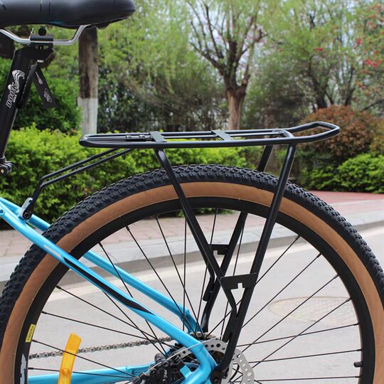 山地自行车货架后货架载物架公路车后衣架24/26/27.5/29寸载人车