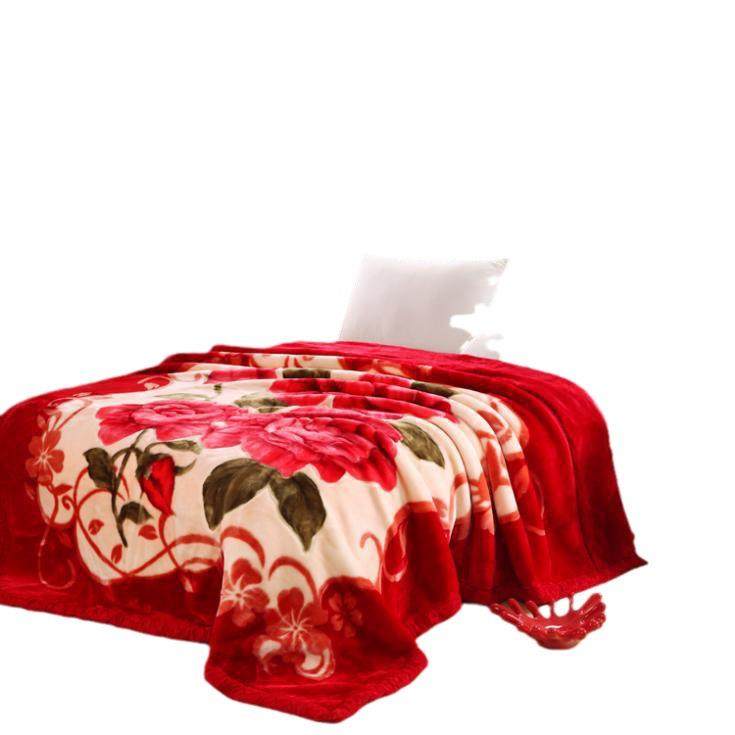 拉舍尔毛毯双层加厚毯子珊瑚绒超柔秋冬季盖毯婚庆毛毯,淘宝优惠券,粉丝福利购,淘宝优惠卷