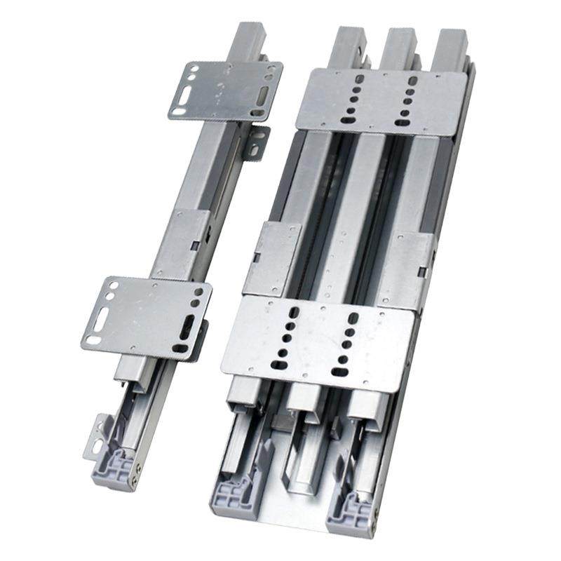 加厚高深柜天地缓冲滑轨隐藏式重型静音推拉导轨上下装轨道,淘宝优惠券,粉丝福利购,淘宝优惠卷