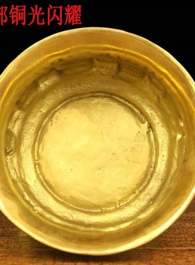 黄铜五路財神聚宝盆摆件招客厅财办公室家居摆T件新居乔迁礼品