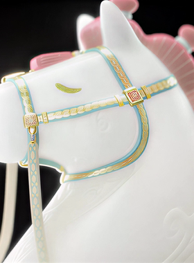 马年国潮陶瓷马上有钱储钱罐