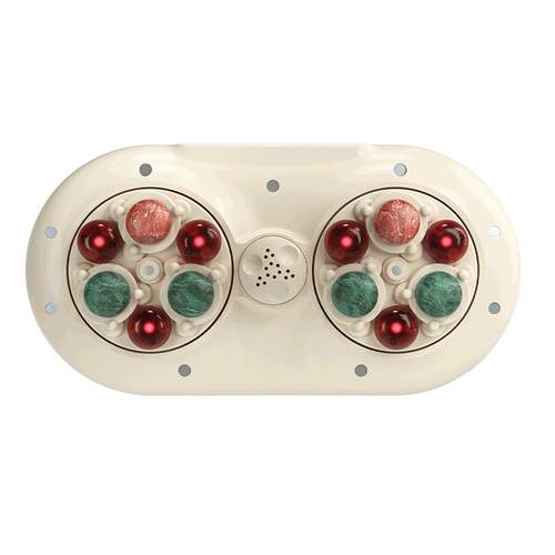 多功能砭石揉腹仪电动腹部按摩器腰腹部按摩加热家用便携按摩仪 - 图3