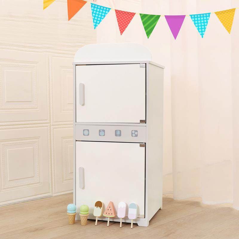 木制儿童维也纳仿真冰箱厨房套装过家家木质厨具玩具亲子互动游戏,淘宝优惠券,粉丝福利购,淘宝优惠卷