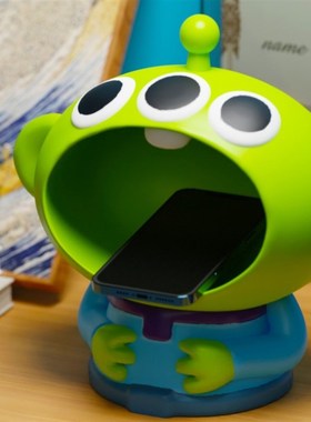 布丁狗入户钥匙收纳树脂摆件卡通玄关客厅茶几杂物整理储物盒