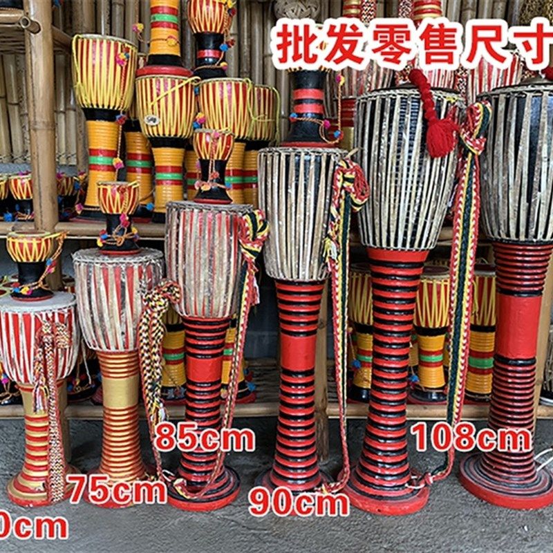 #象脚鼓#85厘米/鼓脚象/鼓舞蹈/鼓/鼓儿J童/长鼓/傣族象脚鼓/演出 - 图3