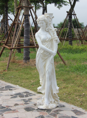 欧式仕女灯人家居雕塑门口酒店会所装饰灯摆件庭院迎宾婚庆摄影