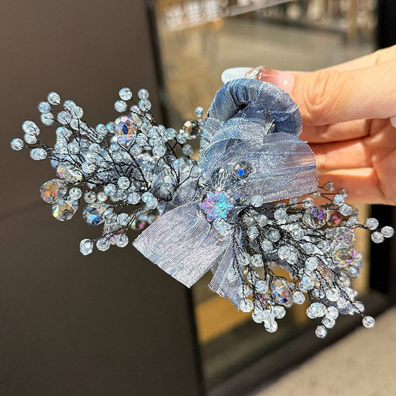 2026新款满天星花朵抓夹氛围感气质后脑勺鲨鱼夹头饰大号发卡头花,淘宝优惠券,粉丝福利购,淘宝优惠卷